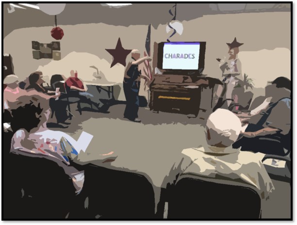 Community gathering at Lincoln Senior Center